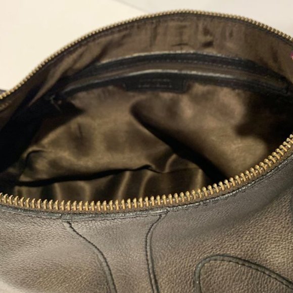 Banana Republic Bronze Leather Purse w/dust bag - Picture 4 of 5